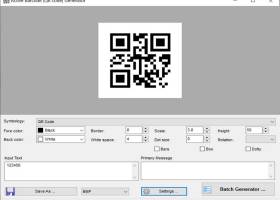 Active Barcode and QR code Generator screenshot