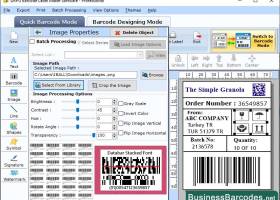 Data Bar Stacked Barcode Maker screenshot