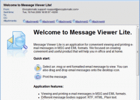 MessageViewer Lite email viewer screenshot