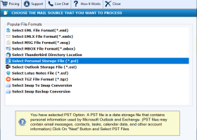 FixVare PST to HTML Converter screenshot