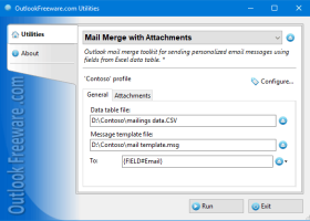 Mail Merge with Attachments for Outlook screenshot