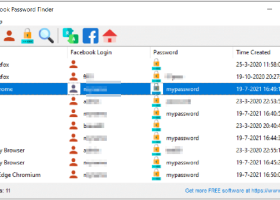 SterJo Facebook Password Finder screenshot