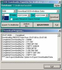 EOD2AmiBroker screenshot