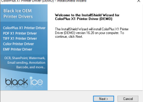 Black Ice Color Printer Drivers screenshot