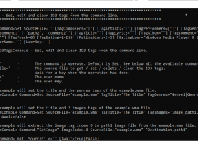 ID3 Tags Console screenshot