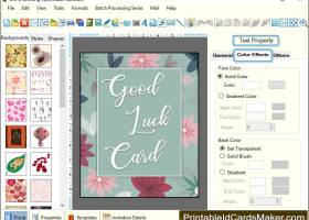 Printable Greeting Cards Maker screenshot