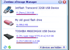 Zentimo xStorage Manager screenshot