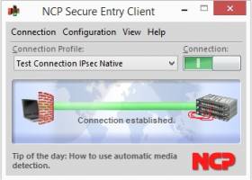 ncp secure entry client tunnel temporarily broken