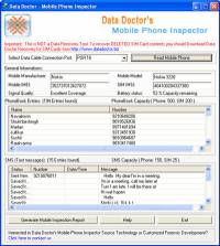 Mobile Inspector Software screenshot