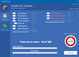 Asoftis PC Cleaner screenshot