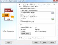 iCal Converter for Microsoft Outlook screenshot