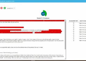 Antiplagiarism screenshot