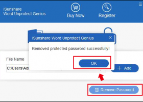 iSunshare Word Unprotect Genius screenshot