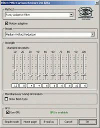 MSU Cartoon Restorer screenshot