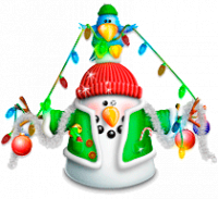 Snowman Garland screenshot