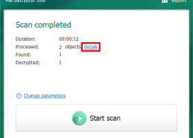 Kaspersky WildfireDecryptor screenshot