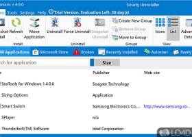 Smarty Uninstaller screenshot