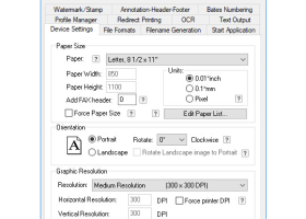 Black Ice TIFF/Monochrome Printer Driver screenshot