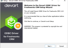 Freshworks CRM ODBC Driver by Devart screenshot