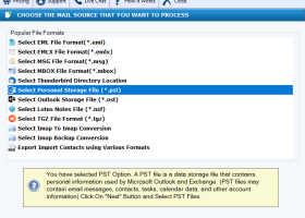 PST to MBOX Converter screenshot