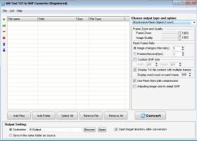 Ailt Text TXT to SWF Converter screenshot