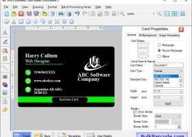 Create Business Cards screenshot