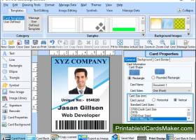 Printable ID Cards Maker screenshot