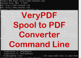 VeryUtils Spool to PDF Converter Command Line screenshot