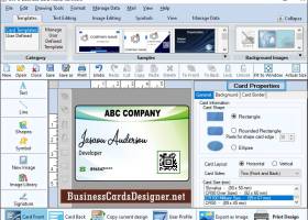 Business Cards Designer Software screenshot