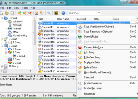 X-KeePass Password Safe screenshot