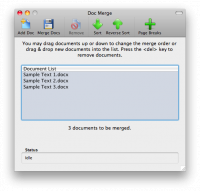 Doc Merge screenshot
