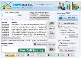 Android SMS Sender Software screenshot