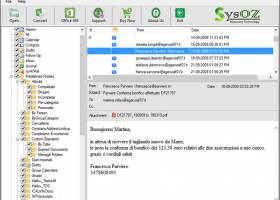 SysOZ NSF to PST Converter screenshot