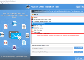 Aryson Email Exporter Tool screenshot