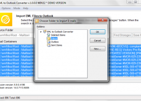 EML to Outlook Converter screenshot