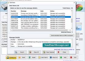 Bulk SMS software for Multi Modem screenshot