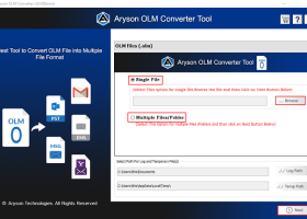 Mac OLM Converter screenshot