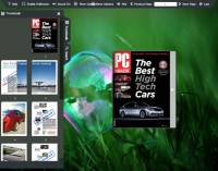 Flash flip book template of Bubbles screenshot