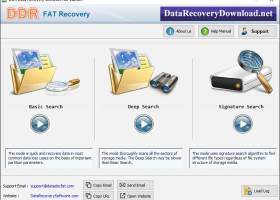 FAT Data Recovery Utility screenshot