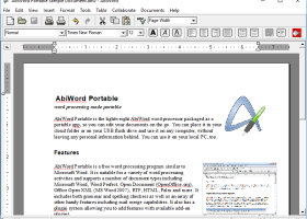 AbiWord Portable screenshot