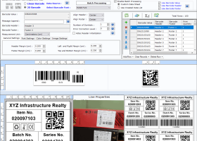 Batch Processing Barcode Maker Software screenshot