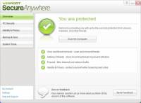 Webroot SecureAnywhere Internet Security Plus screenshot