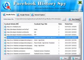 Facebook History Spy screenshot