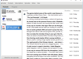 gPodder screenshot
