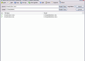 Batch DOCX to DOC Converter screenshot