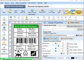 Healthcare Industry Barcode Label Softwa screenshot