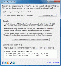 ClearType Switch screenshot