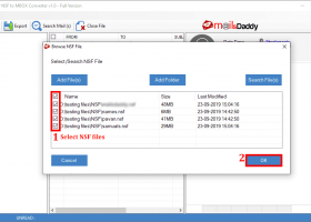 MailsDaddy NSF to MBOX Converter screenshot