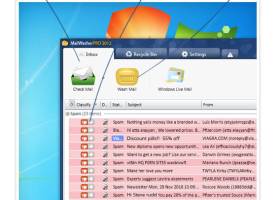 MailWasherPRO screenshot