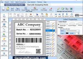 Postal Industry Barcode Software screenshot